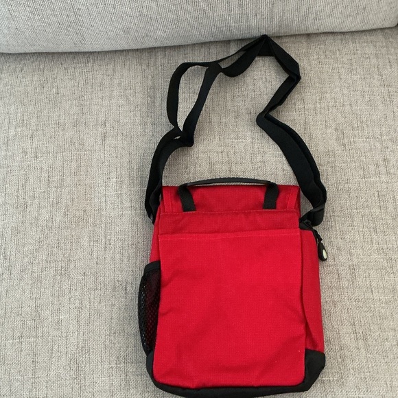 L.L. Bean Red and Black Backpack - Picture 3 of 4